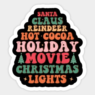 Holiday Movie and hot Cocoa Sticker